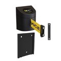 Montour Line Retr. Belt Barrier Black Removable Wall Mount, 15ft. Serv..Belt (M) WMX140-BK-OUTOFYB-RM-M-150